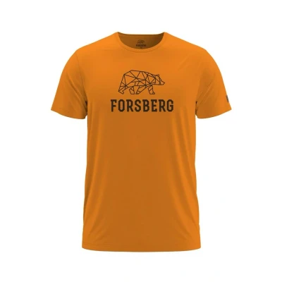 Afbeelding van Forsberg Tshirt print, Heren, Maat: Small, Orange