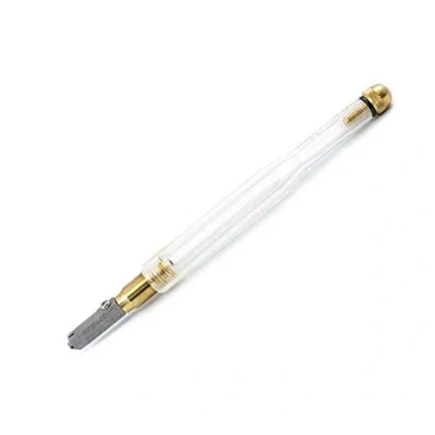 Afbeelding van TOYO Olieglassnijder Snijhoek 138 Smalle Kop Transparant Plastic Handvat TC 1P
