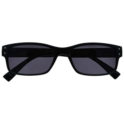 Afbeelding van Leesbril Mannen Groot Zwart Zon Lezers UV400 Ontwerper Stijl Scharnieren Met Veer S11 1 +2,00