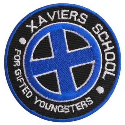 Afbeelding van Xaviers School Gifted Youngsters X Men opstrijkbare geborduurde patch