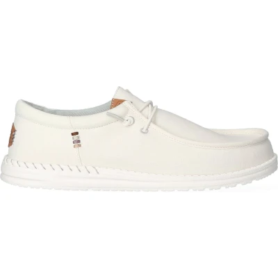 Afbeelding van Instapper HEYDUDE Men Wally Funk Nylon Craft Stone White Schoenmaat 40