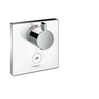 Afbeelding van Hansgrohe ShowerSelect Glass thermostaat afbouwdeel met stopkraan voor