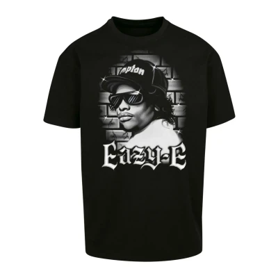 Afbeelding van Upscale by Mister Tee Eazye Paintbrush Oversize Tshirt print, Heren, Maat: XL, Black