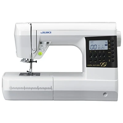 Afbeelding van Juki HZL G120 Elektronische naaimachine, metaal, wit, 44,5 x 22,3 29,2 cm