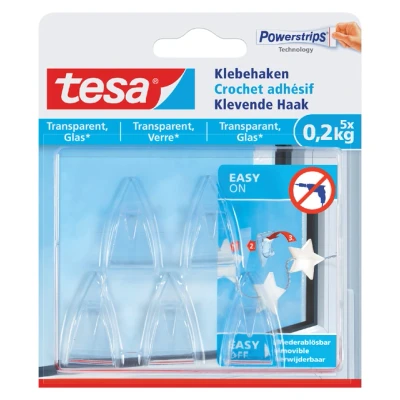 Afbeelding van Klevende haak Tesa transparant 0.2kg