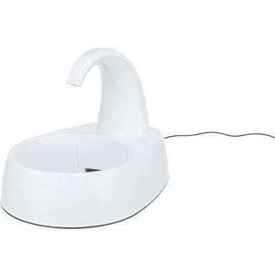 Afbeelding van Trixie Drinkfontein Curved Stream Kunststof Wit 25X35X24,5 CM 2,6 LTR
