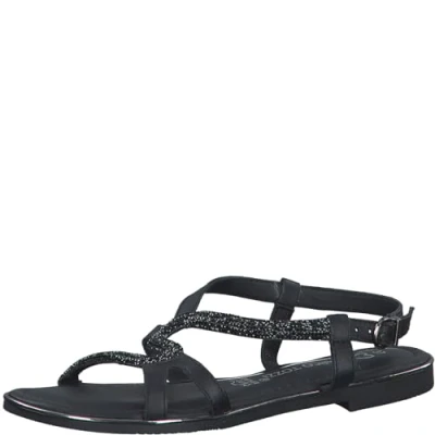 Afbeelding van MARCO TOZZI Heeled Sandal by Guido Maria Kretschmer 2 28143 42 dames, Black Comb, 38 EU