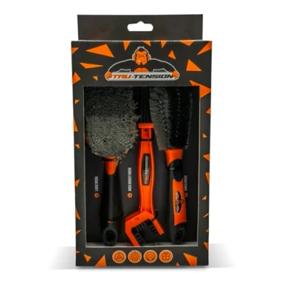 Afbeelding van Tru Tension Ultieme motorborstelset Voor high performance race , racefietsen en offroadfietsen Motorgereedschap accessoires 3 delige Moto Kit