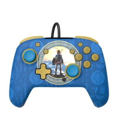 Afbeelding van PDP Wired Rematch Controller Zelda Hyrule Blue
