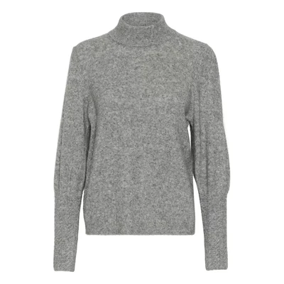 Afbeelding van Kaffe Amelia Trui, Dames, Maat: Large, Grey melange