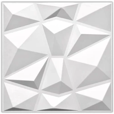 Afbeelding van 3D panelen, pvc kunststof wandpanelen, gaming, kamer, plafond, look, diamant, pvc, platen, 8 stuks/2 m², stuks
