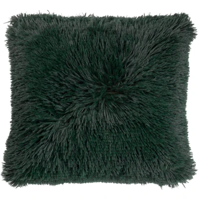 Afbeelding van Dutch Decor FLUFFY Kussenhoes 45x45 cm superzacht effen kleur Mountain View donkergroen