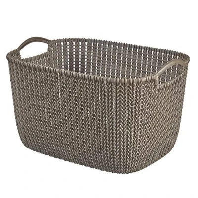 Afbeelding van Curver Knit Mand Harvest Brown 19L