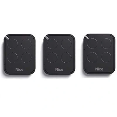 Afbeelding van 3 x Nice Flo4RE zenders, stuks ERA Flor 4 kanaals handzender 433,92 Mhz Rolling Code. Compatibel met S, INTI, ONE,