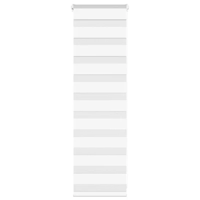 Afbeelding van vidaXL Zebra rolgordijn 45x100 cm stofbreedte 40,9 polyester wit