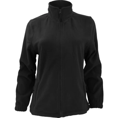 Afbeelding van SOLS Dames/dames North Full Zip Fleece Jacket (Zwart) Maat L