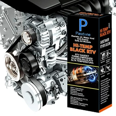 Afbeelding van Plextone Zwarte RTV Silicone Motor Reparatie Seal Maker, Sealant Lijm Hittebestendig van 80oF tot 600oF