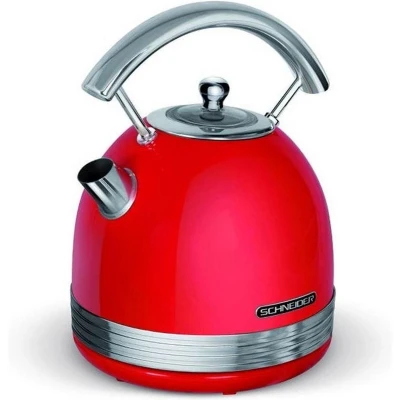 Afbeelding van Schneider SCKE17R Waterkoker 1.7L 2200W Rood/RVS