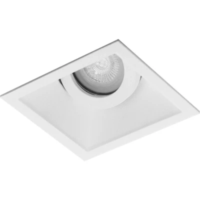 Afbeelding van Premium Inbouwspot Karel Wit Verdiepte vierkante spot Extra Warm (2700K) Met Philips LED