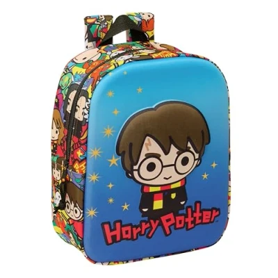 Afbeelding van Schoolrugzak Harry Potter Blauw Multicolour 22 x 27 10 cm 3D