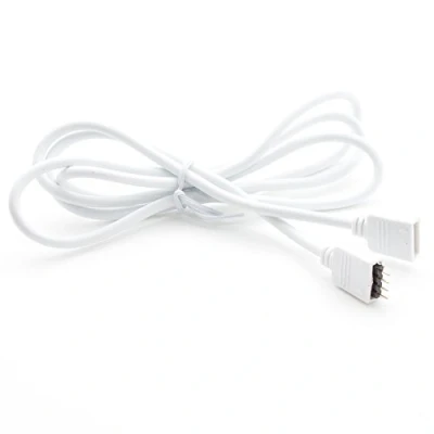Afbeelding van RGB verlengstuk Plug &amp; Play; aansluitkabel voor 4 polige (PIN) LED strips
