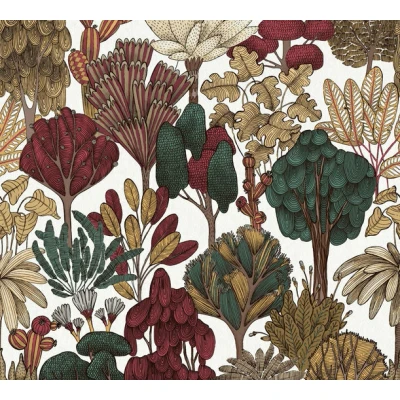 Afbeelding van AS Creation AP Floral Impression 37757 7 377577 Rood / Beige
