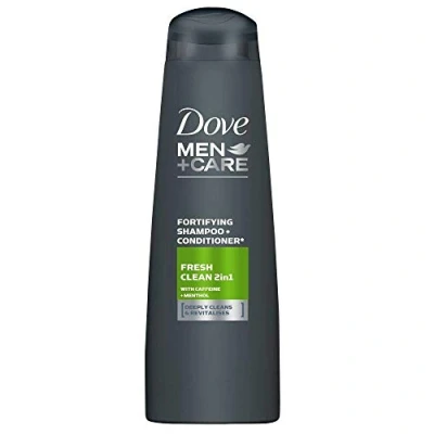 Afbeelding van Dove Shampoo Men Care Fresh Clean, 2 in 1, 250 ml, verpakking van 6 stuks