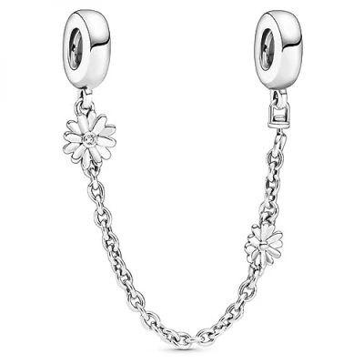Afbeelding van Pandora 798764C01 05 Veiligheidsketting zilver Daisy Flower