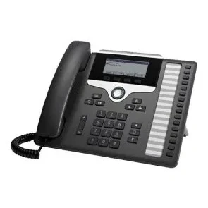 Afbeelding van Cisco CP 7861 3PCC K9= VoIP systeemtelefoon LC display Antraciet