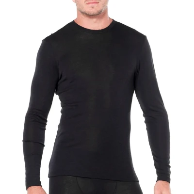 Afbeelding van Ondershirt Icebreaker Mens 175 Everyday LS Crewe Black M