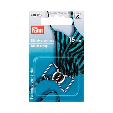 Afbeelding van Prym Bikini En Ceintuursluiting Zilver 15 Mm Sluitingen