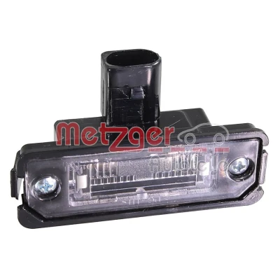 Afbeelding van METZGER 2080037 Kentekenverlichting C5W Links, rechts Met lamphouder, gloeilamp E keurmerk VOLKSWAGEN: Polo IV Hatchback, Golf 4