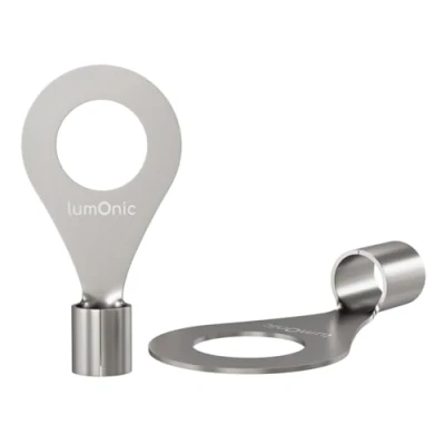 Afbeelding van Lumonic 25x krimpklemmen kaal 4 6mm² I M8 ongeïsoleerd kabelschoenen M8, buisvormige kabelschoen 4mm2 6mm2 oogje, krimpconnector