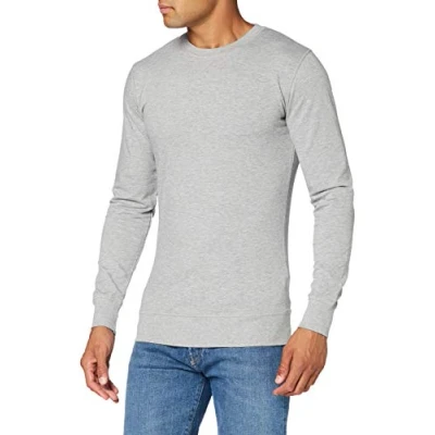 Afbeelding van Lichtgewicht crew Sweatshirt Heather Grey maat L