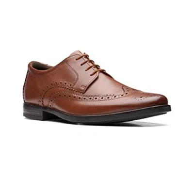 Afbeelding van Clarks Howard Wing, Brogue voor heren, donkerbruin, 42.5 EU