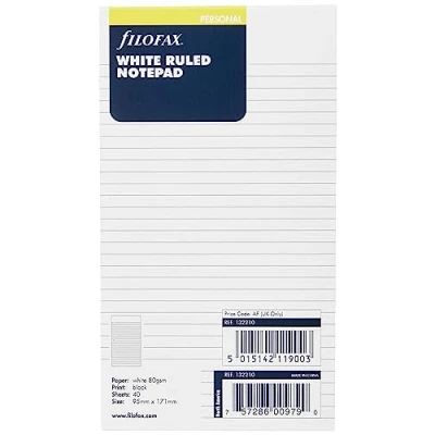 Afbeelding van Filofax Persoonlijk Geregelde Kladblok Wit