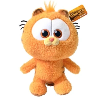 Afbeelding van Animagic Baby Garfield pluche, Pluche Knuffel vanaf 2 jaar, Knuffelkater in babyuitvoering Voor Kinderen, Fans van de beroemde slapende kat