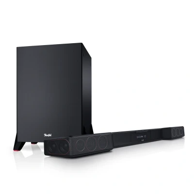 Afbeelding van Teufel Cinebar Duett Slanke soundbar met subwoofer Zwart