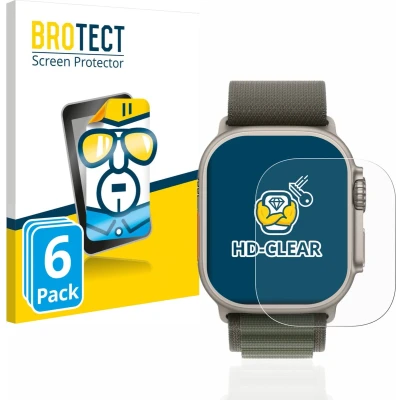 Afbeelding van BROTECT Schermbeschermer Clear, Smartwatch beschermfolie, Transparant