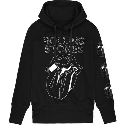 Afbeelding van The Rolling Stones Hackney Diamonds Marker Shards Dames Trui met capuchon zwart S