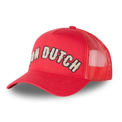 Afbeelding van Vondutch Red Trucker Snapback BUCKL Cap