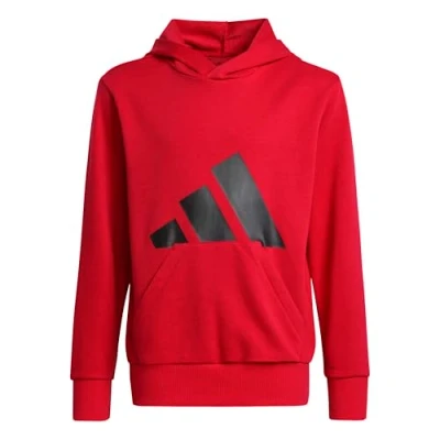 Afbeelding van adidas Essentials Hoodie, uniseks capuchontrui voor kinderen, puur Ruby/Black