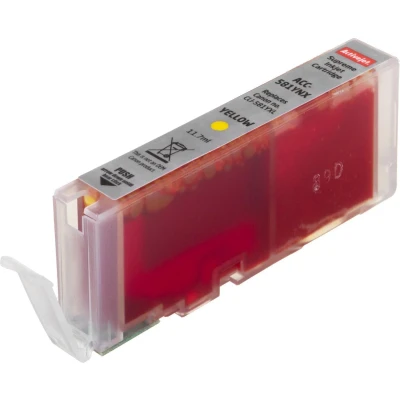 Afbeelding van ActiveJet ACC 581YNX inkt voor Canon printer; CLI 581Y XL Vervanging; Opperste; 11.70 ml; geel.