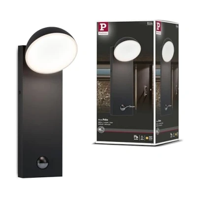 Afbeelding van Paulmann Puka PIR 94739 Buitenlamp (wand) LED 8.5 W Antraciet