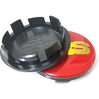 Afbeelding van 4 delige autonaafnaafdoppen wielnaafafdekkingen, voor BBS 56MM 60MM 65MM 68MM decoratie accessoires,65mm red gold