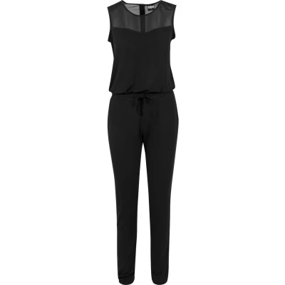 Afbeelding van Urban Classics Ladies TECH MESH LONG Jumpsuit Jumpsuit, Dames, Maat: Medium, Black