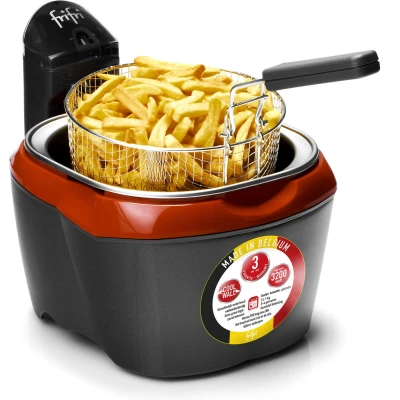 Afbeelding van Frifri Friteuse 3l 3200w kunststof mantel F918RR 5412144829235