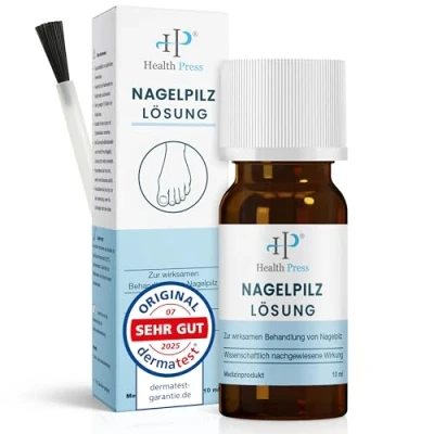 Afbeelding van Health Press® Nail Solution 10 ml Nagelvloeistof Voor voeten en handen Effectieve nagelverzorgingsbehandeling