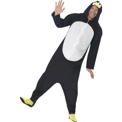 Afbeelding van Pinguin pak onesie Verkleedkleding maat S