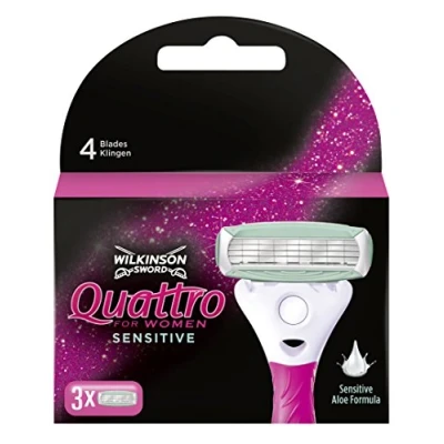 Afbeelding van Wilkinson Scheermesjes Quattro Sensitive 3 Mesjes